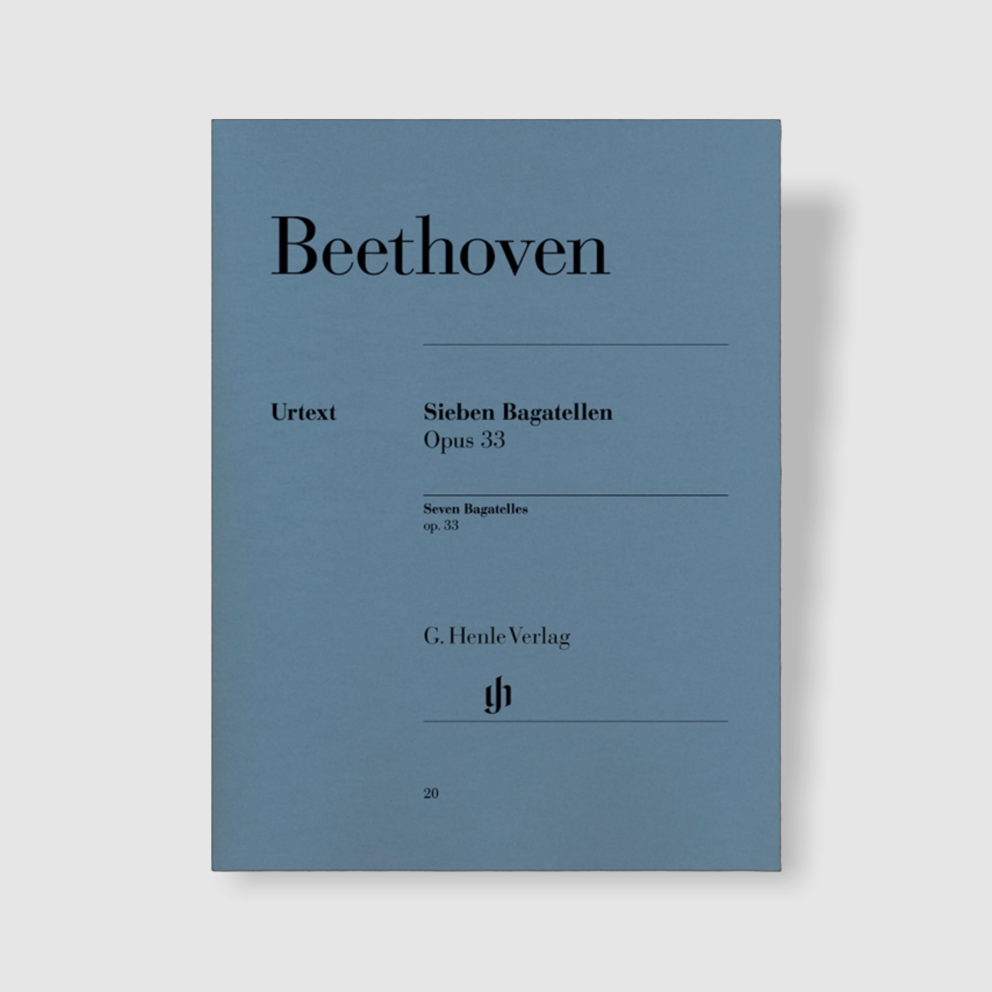 베토벤 7 바가텔 Op. 33