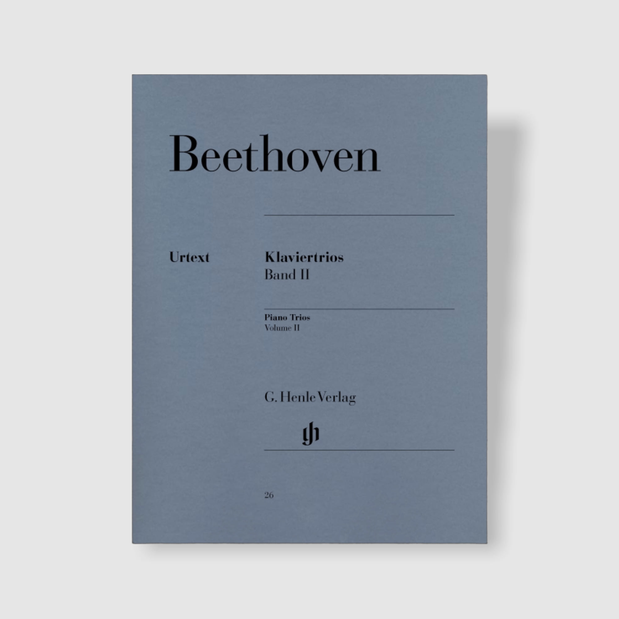 베토벤 피아노 트리오 모음곡 II