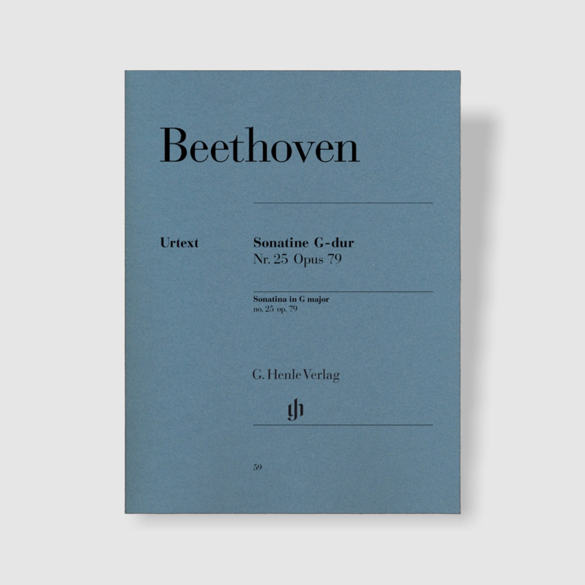 베토벤 피아노 소나타 in G Major, No. 25, Op. 79