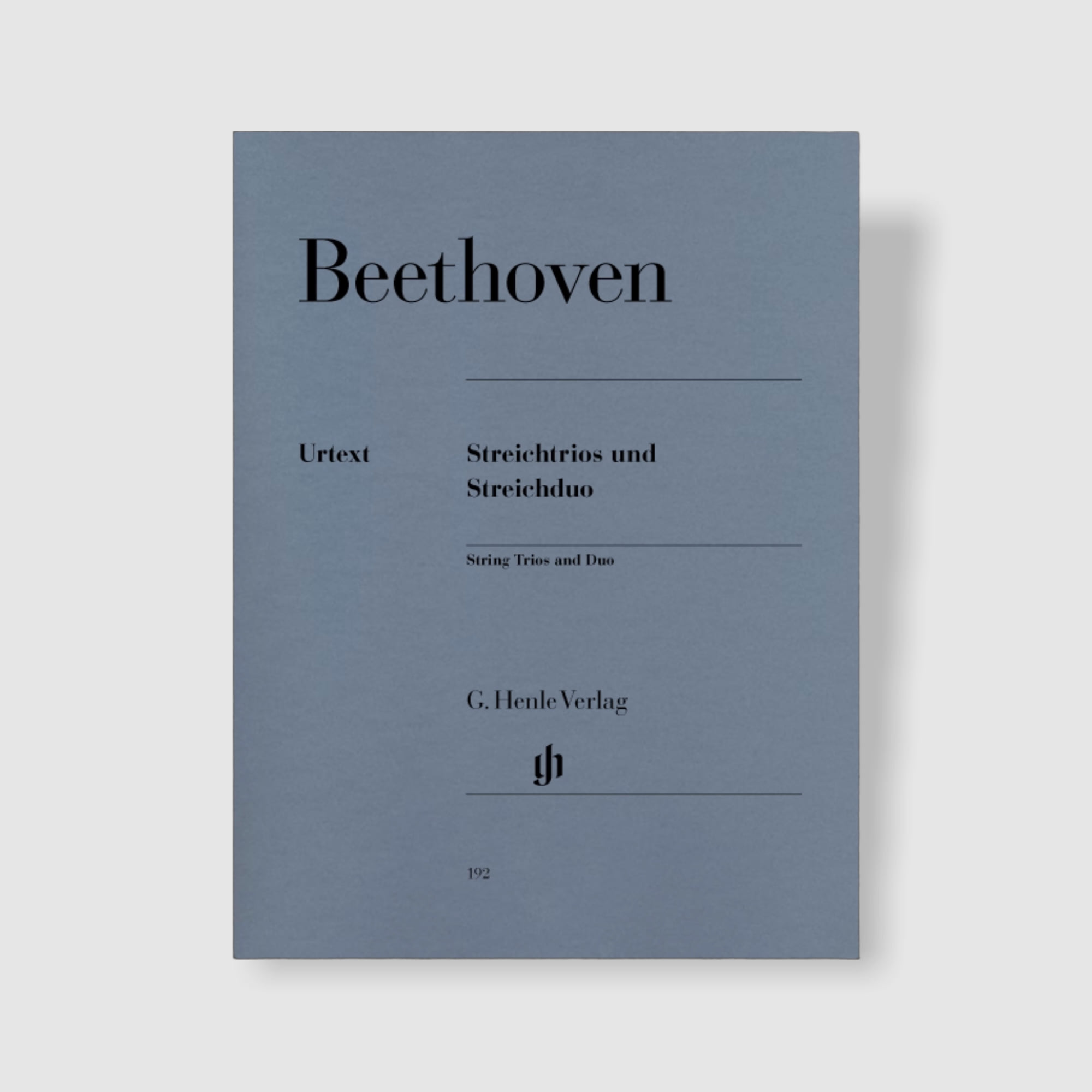 베토벤 현악 트리오 Op. 3,8,9 현악 2중주 WoO 32