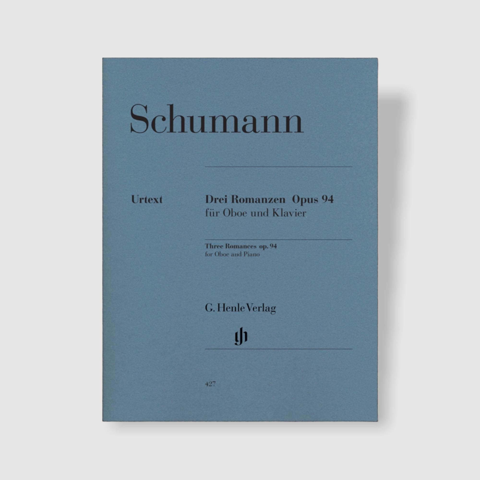 슈만 3개의 로망스 Op. 94 (오보에 또는 바이올린, 클라리넷)
