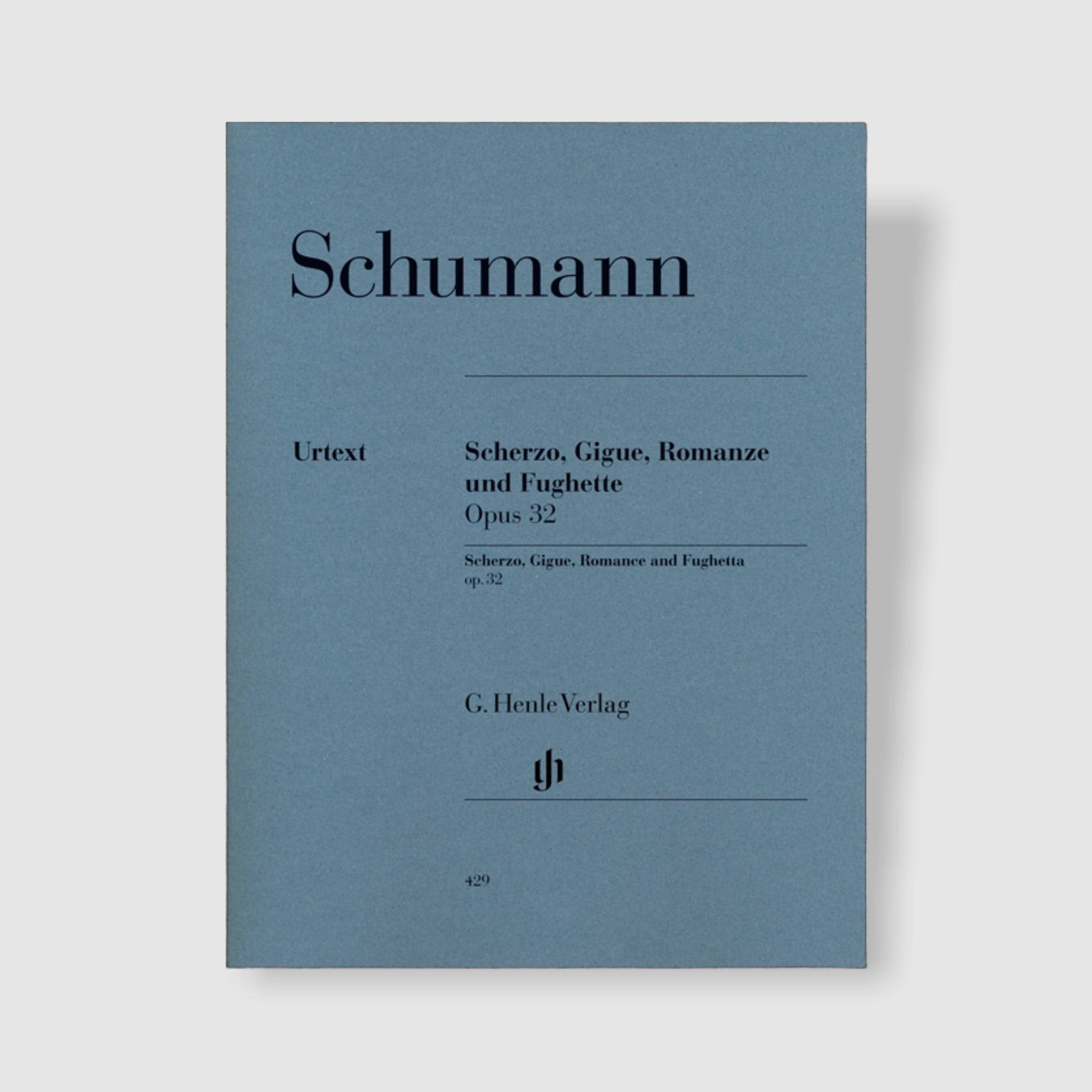 슈만 스케르초, 지그, 로망스, 푸게타 Op. 32