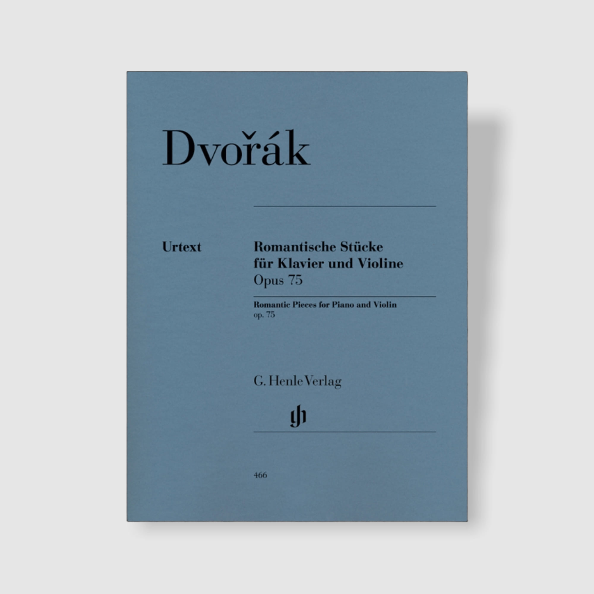 드보르작 바이올린과 피아노를 위한 낭만적인 소품 Op. 75