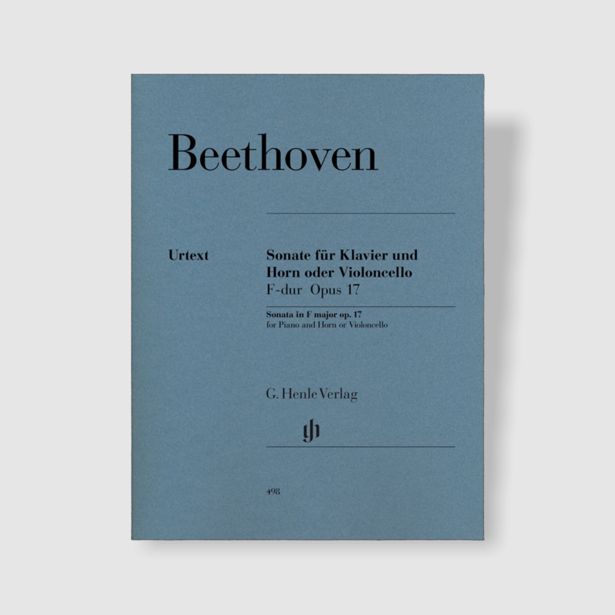 베토벤 첼로(호른)과 피아노를 위한 소나타 in F Major, Op. 17