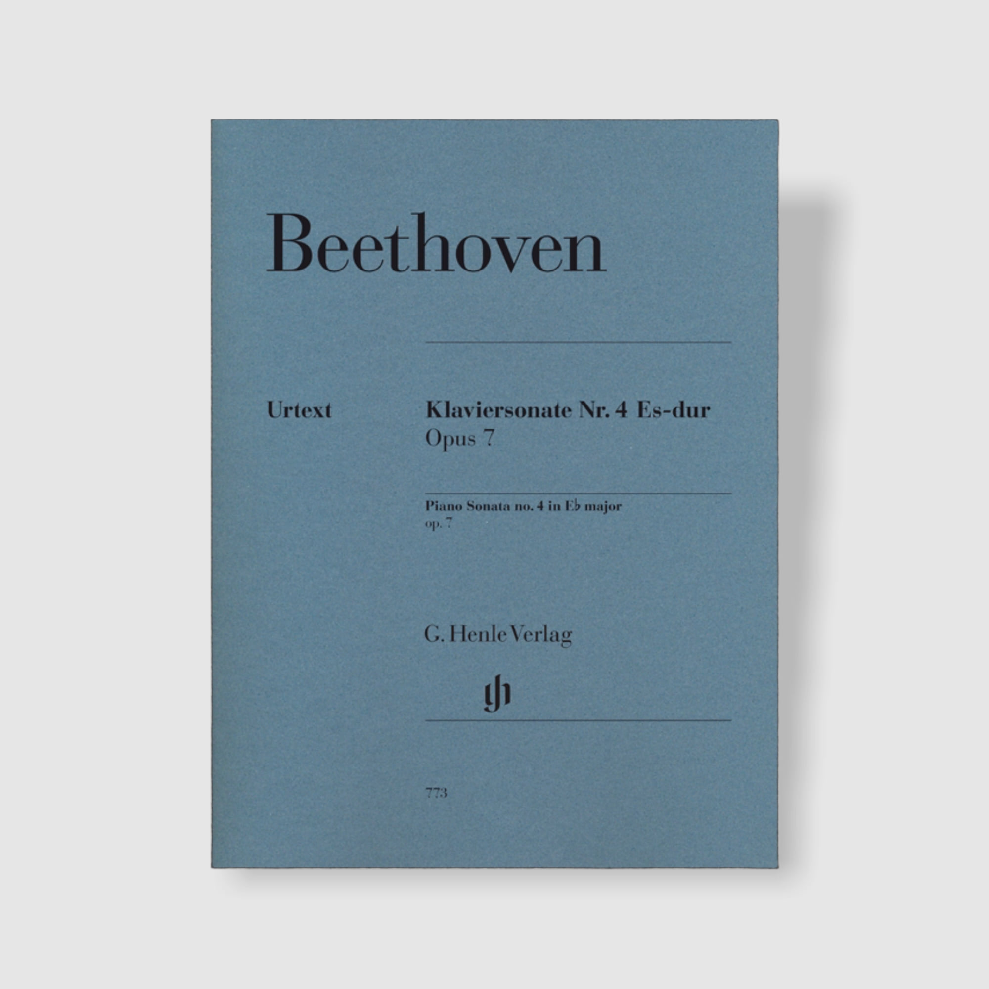 베토벤 피아노 소나타 No. 4 in E flat Major, Op. 7