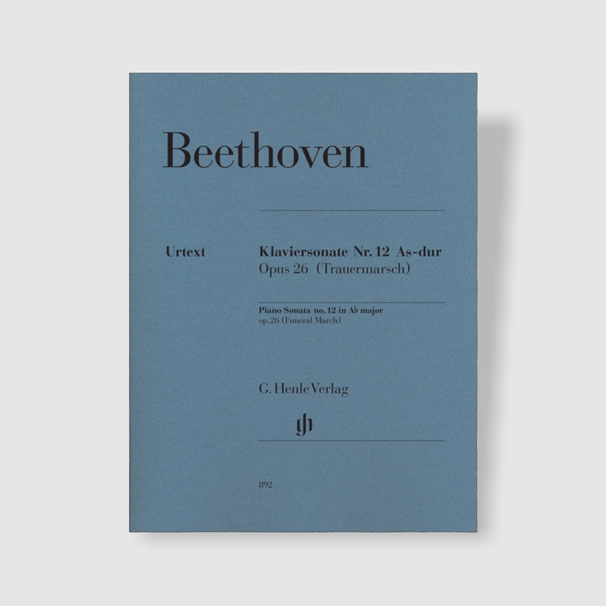 베토벤 피아노 소나타 No. 12 in A flat Major, Op. 26