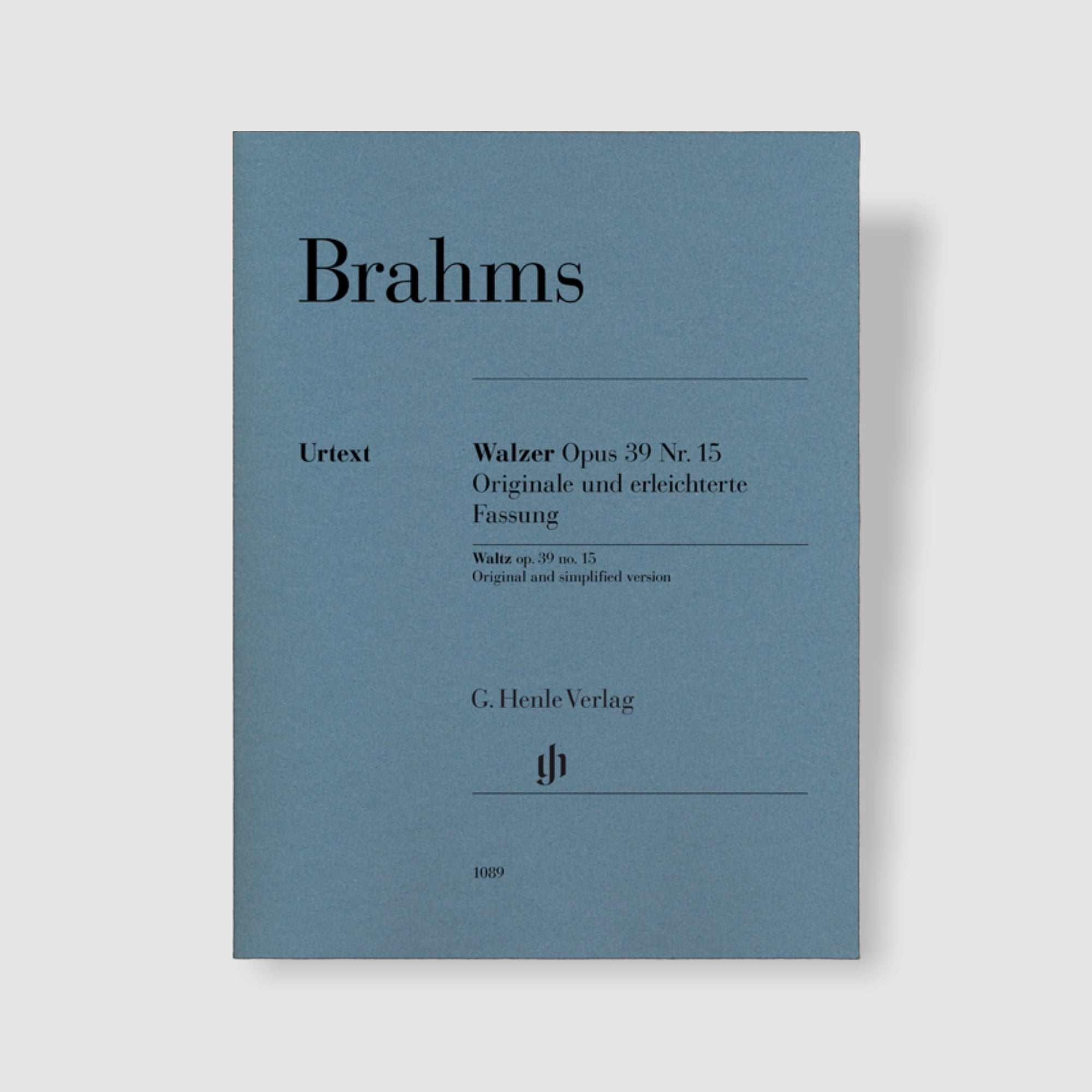 브람스 왈츠 Op. 39 No. 15