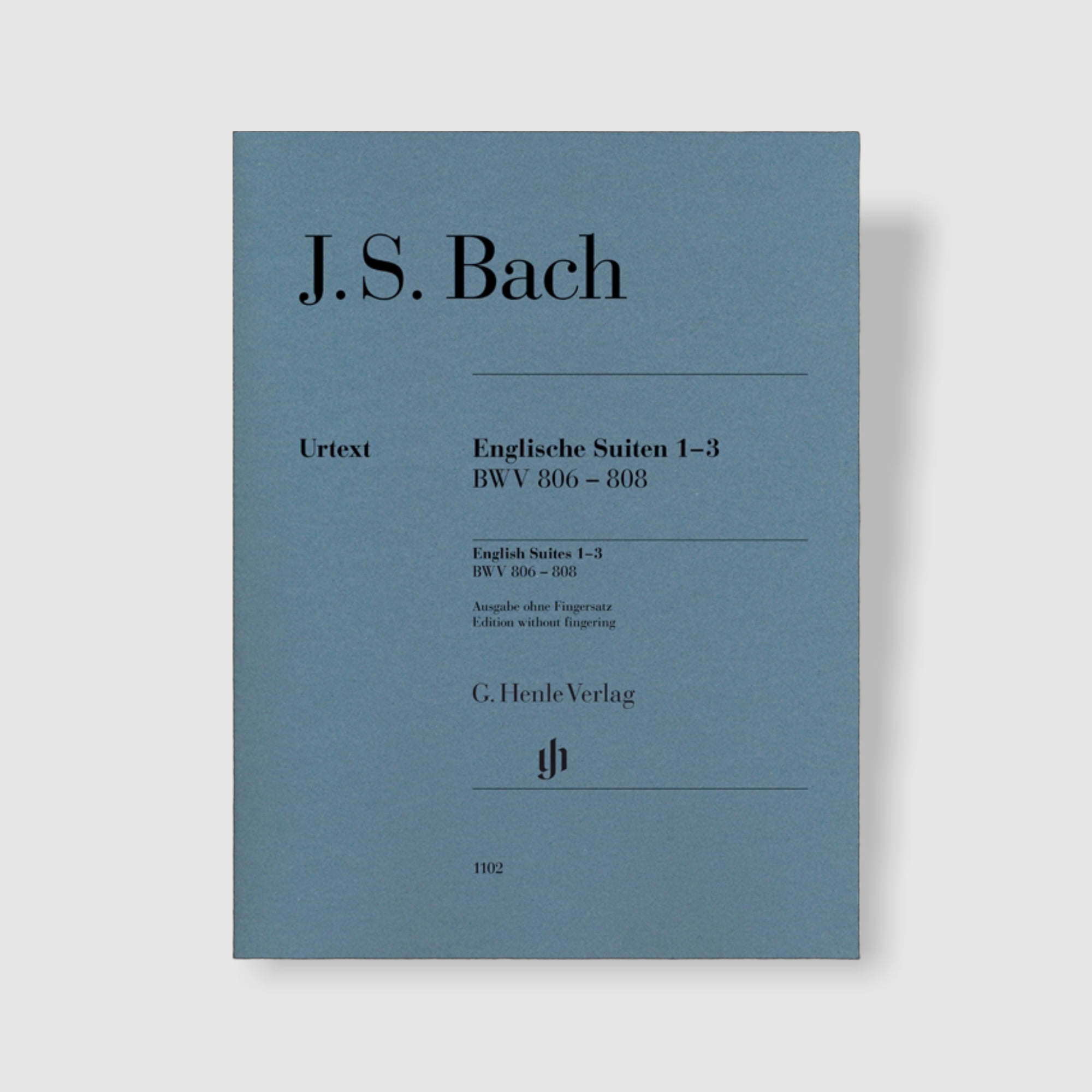 바흐 영국 모음곡 1-3, BWV 806-808 (핑거링 없음)
