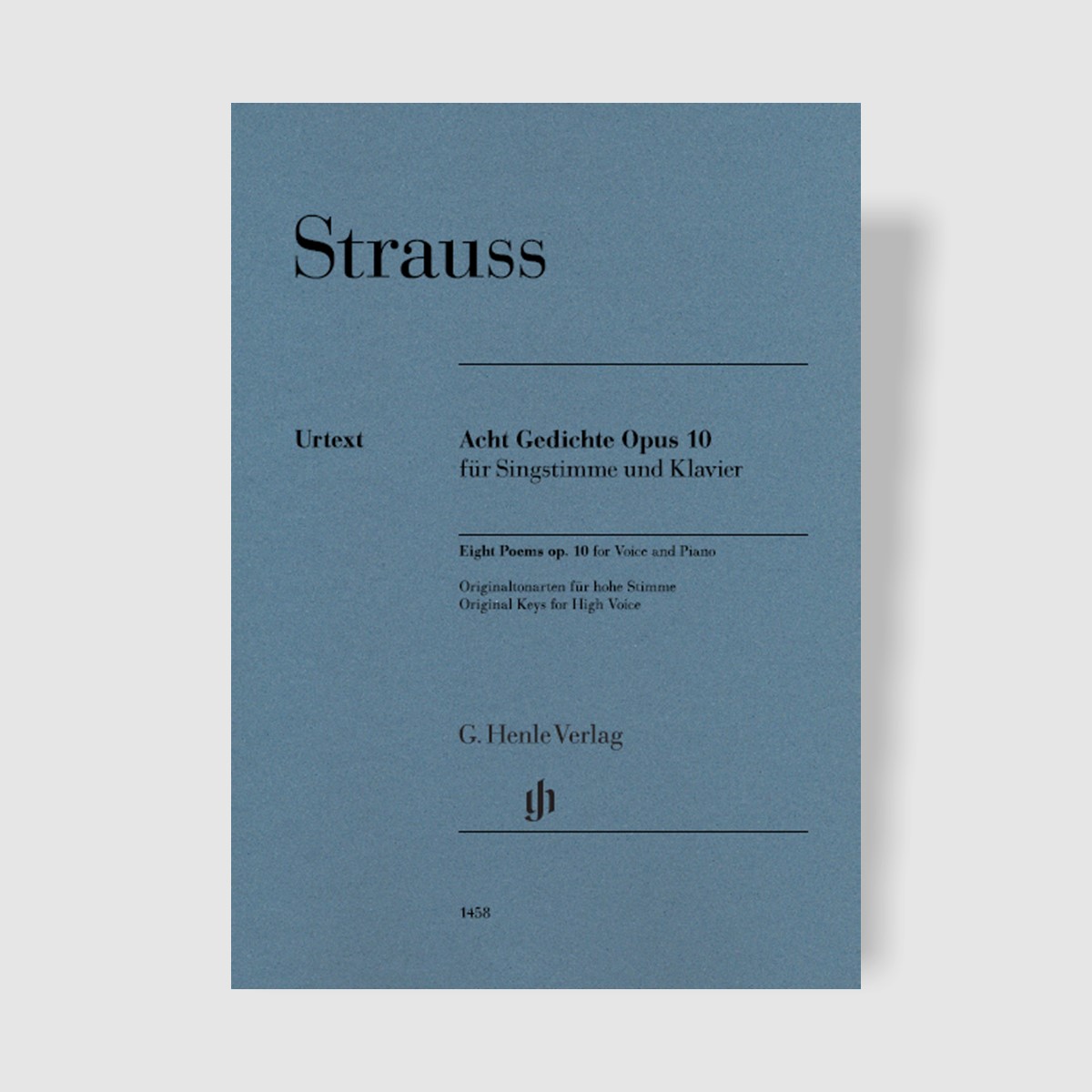 슈트라우스 8개의 시 Op. 10 (High)