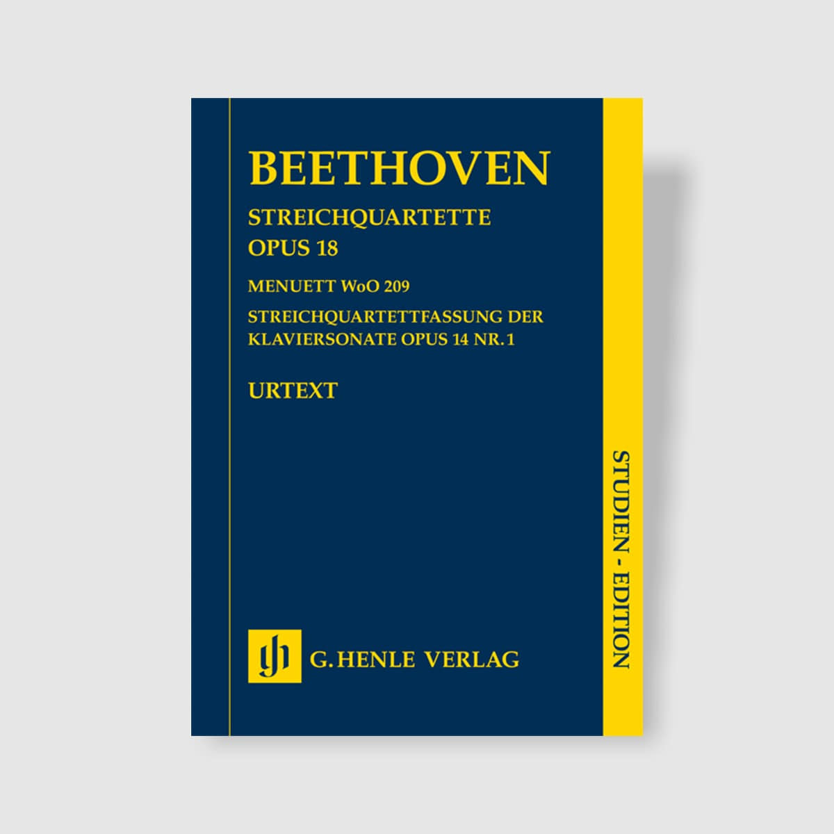 베토벤 현악 4중주 Op. 18, 미뉴엣 WoO 209, Op. 14,1 (SE)