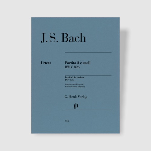 바흐 파르티타 No. 2 c minor BWV 826 (핑거링 없음)